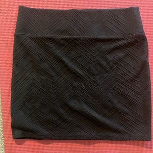 Stretch textured Mini skirt